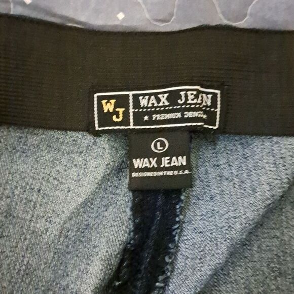 WAX Jean Women's Blue Jeans size large - Picture 5 of 8